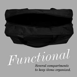 Lipault - City Plume Duffel Bag - Top Handle Shoulder Overnight Travel Weekender Luggage For Women - Black -Travelpro Shop 41M Nkn2VlL