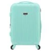 Kensie Women's Alma Hardside Spinner Luggage, Opal, Carry-On 20-Inch