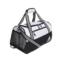 Adidas Womens Squad Duffel Bag White/ Black, One Size -Travelpro Shop 41MtaB1qpcL