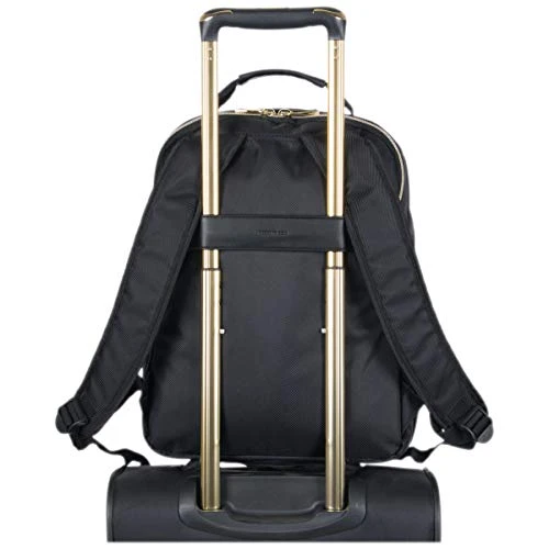 Kenneth Cole Reaction Women's Chelsea Luggage Chevron Softside 8-Wheel Spinner Expandable Suitcase Collection, Black, 2pc Bundle (Carry On+Backpack) 3 Kenneth Cole Reaction Women's Chelsea Luggage Chevron Softside 8-Wheel Spinner Expandable Suitcase Collection, Black, 2pc Bundle (Carry On+Backpack) - Image 3