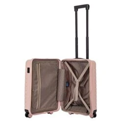 Bric's B|Y Ulisse Spinner Suitcase - 21 Inch Carry-On Luggage - Hard Exterior And TSA-Approved Lock - Pearl Pink -Travelpro Shop 41OPbJb XRL