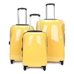 Luggage Set Travel Rolling Suitcase, Hardshell Luggage 3 Piece Set 20in 24in 28in Spinner Suitcase Lightweight Nested Sets Carry-on Uprights Suitcase 360° Silent Spinner Multidirectional Wheels For Me
