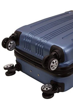 Rockland London Hardside Spinner Wheel Luggage, Blue, Carry-On 20-Inch -Travelpro Shop 41PCZF xSTL