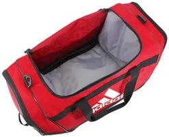 Adidas Unisex Defender III Medium Duffel Bag, Red/Black/White, Medium -Travelpro Shop 41Pi TDJKEL