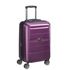 DELSEY Paris Comete 2.0 Hardside Expandable Luggage With Spinner Wheels, Purple, Carry-on 21 Inch -Travelpro Shop 41SFX MIHSL