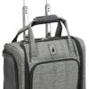 London Fog Knightsbridge II 15" 2-Wheel Under The Seat Bag, Grey Sapphire Plaid