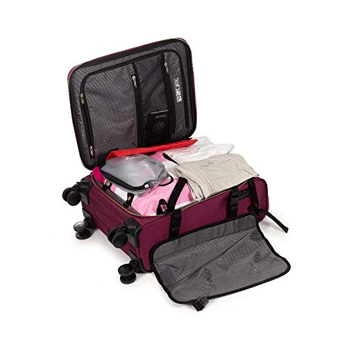 Cloe Carry-On 20 Inch Luggage With 360º-spinner Wheels In Burgundy Red Color 9 Cloe Carry-On 20 Inch Luggage With 360º-spinner Wheels In Burgundy Red Color - Image 9