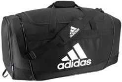 Adidas Defender III Medium Duffel Bag, Black/White -Travelpro Shop 41WH78JgPLL