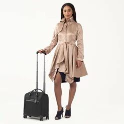 Briggs & Riley Rhapsody Softside Underseat Carry On Cabin Spinner, Black, Wide 16-Inch -Travelpro Shop 41WJLgz6wCL