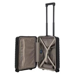 Bric's B|Y Ulisse Spinner Suitcase - 21 Inch Expandable Carry-On Luggage - Hard Exterior And TSA-Approved Lock - Black -Travelpro Shop 41WN5PzPlRL
