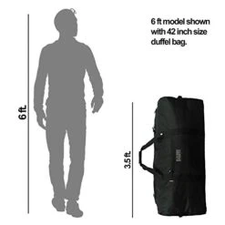 Heavy Duty Cargo Duffel Jumbo Gear Bag Big Drum Set Equipment Hardware Bags Large Square Sport Duffel 42 Inch Oversized Rooftop Travel Bag Huge Rack Roof Ball Traveling Roofbag Camo -Travelpro Shop 41XWzhLu2NL