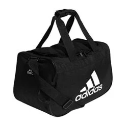 Adidas Unisex Diablo Small Duffel Bag, Black, Small -Travelpro Shop 41XZDrOVDbL
