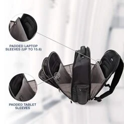 Travelpro Luggage Maxlite 5 17.5" Lightweight Under Seat Laptop Backpack, Black, One Size -Travelpro Shop 41XiTvgV80L