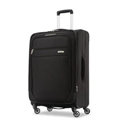 Samsonite Advena 4-Piece Set (Underseater, 20", 25", 29" Spinners) (Black) -Travelpro Shop 41Xjv 2BT afL