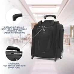 Travelpro Maxlite 5-Rolling Underseat Compact Carry-On Bag, Black, 15-Inch -Travelpro Shop 41Y3W1a ivL