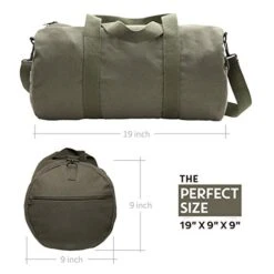 Semper Fi Skull Corp Sport Heavyweight Canvas Duffel Bag (Medium (19" X 9" X 9"), Olive & Black) 10 Semper Fi Skull Corp Sport Heavyweight Canvas Duffel Bag (Medium (19" X 9" X 9"), Olive & Black) -Travelpro Shop 41YsHfx9yNL 99d83611 d3d9 44ea 82fc d0168209bcef