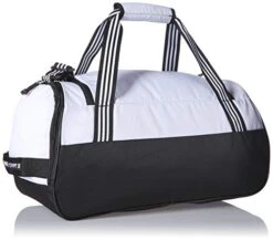 Adidas Womens Squad Duffel Bag White/ Black, One Size -Travelpro Shop 41ZENl v1LL