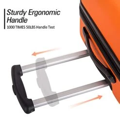 Expandable 3 Piece Luggage Sets Hardside Durable Suitcase With Spinner Wheels TSA Lock, 3 Pcs Carry On Case Travel Home Outdoor School Lightweight Trolley Case ( 20" 24" 28" Orange) 10 Expandable 3 Piece Luggage Sets Hardside Durable Suitcase With Spinner Wheels TSA Lock, 3 Pcs Carry On Case Travel Home Outdoor School Lightweight Trolley Case ( 20" 24" 28" Orange) -Travelpro Shop 41 q4nl6k8S