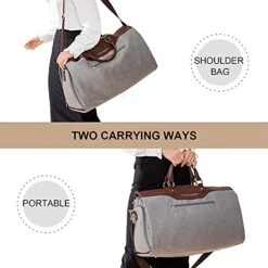 Convertible Garment Bag With Shoulder Strap, Travel Weekender Overnight Carry On Garment Duffel Bag For Women With Shoes Compartment - 2 In 1 Hanging Suitcase Suit Travel Bags -Travelpro Shop 41a86dMrF5S
