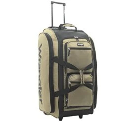 Wrangler Wesley Rolling Duffel Bag, Tannin, Large 30-Inch -Travelpro Shop 41aKyW7whjL