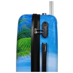 World Traveler Palm Tree Hardside 2-Piece Carry-On Spinner Luggage Set, One_Size -Travelpro Shop 41bAvsuBNxL