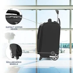 Travelpro Luggage Maxlite 5 16" Lightweight Carry-on Rolling Tote Suitcase, Black -Travelpro Shop 41cNJioQU L 9e036a98 47e4 486e 826f 835d38223362