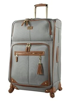 Steve Madden Designer Luggage Collection- 3 Piece Softside Expandable Lightweight Spinner Suitcases- Travel Set Includes Under Seat Bag, 20-Inch Carry On & 28-Inch Checked Suitcase (Harlo Gray) 13 Steve Madden Designer Luggage Collection- 3 Piece Softside Expandable Lightweight Spinner Suitcases- Travel Set Includes Under Seat Bag, 20-Inch Carry On & 28-Inch Checked Suitcase (Harlo Gray) -Travelpro Shop 41dBBZODOpL df7126cb 7210 4bdc 8040 151d04c34860