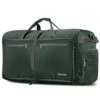 Gonex 100L Foldable Travel Duffel Bag For Luggage Gym Sports, Lightweight Travel Bag With Big Capacity, Water Repellent (Dark Green)
