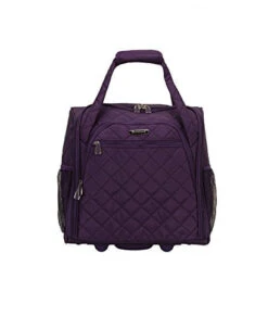 Rockland Melrose Upright Wheeled Underseater Carry-On Luggage, Purple, 16-Inch -Travelpro Shop 41dUwjQoC8L