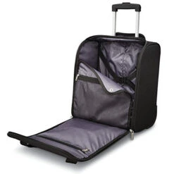 Samsonite Advena 4-Piece Set (Underseater, 20", 25", 29" Spinners) (Black) -Travelpro Shop 41dZvsndCrL