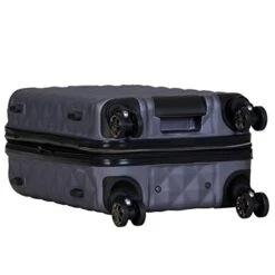 Kenneth Cole Reaction Diamond Tower Luggage Collection Lightweight Hardside Expandable 8-Wheel Spinner Travel Suitcase, Smokey Purple, 20-Inch Carry On -Travelpro Shop 41eHDEXhSlL