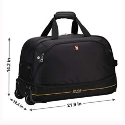 OIWAS Small Rolling Duffle Bag With Wheels Travel 22 Inch Carry On Luggage Tote Suitcase Unisex-Adult Short Term Trips Expandable 45L To 55L Women Men Black 9 OIWAS Small Rolling Duffle Bag With Wheels Travel 22 Inch Carry On Luggage Tote Suitcase Unisex-Adult Short Term Trips Expandable 45L To 55L Women Men Black -Travelpro Shop 41eSl8HGMoL
