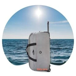 DELSEY Paris Egoa Rolling Travel Duffel Bag With 100% Recycled Materials, Light Gray, Checked-Medium 25 Inch 15 DELSEY Paris Egoa Rolling Travel Duffel Bag With 100% Recycled Materials, Light Gray, Checked-Medium 25 Inch -Travelpro Shop 41evtyaBwtL