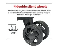 AOUZE Practical Luggage Suitcase Lightweight Expandable Lock Rotator 20 Inches 24 Inches 28 Inches Ultra-Lightweight But Very Durable Suitable For Outdoor Use (Color : Blue) -Travelpro Shop 41fLaQm P8S