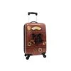 Harry Potter Luggage 21 Inch Hogwarts Express Hard-Sided Suitcase Rolling Luggage Carry-On Tween Spinner Travel Trolley For Kids - Brown