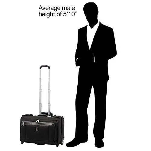 Travelpro Luggage Platinum Elite 22" Carry-on Rolling Garment Bag, Suitcase, Shadow Black 6 Travelpro Luggage Platinum Elite 22" Carry-on Rolling Garment Bag, Suitcase, Shadow Black - Image 6