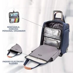 Travelpro Crew Versapack Rolling Underseat Carry-on, Patriot Blue -Travelpro Shop 41j5nDSjTrL