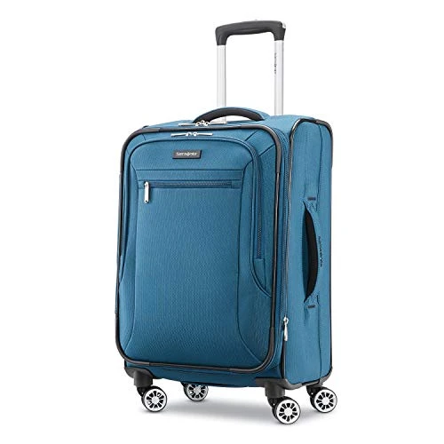 Samsonite Ascella X Softside Expandable Luggage With Spinner Wheels, Teal, Carry-On 20-Inch 1 Samsonite Ascella X Softside Expandable Luggage With Spinner Wheels, Teal, Carry-On 20-Inch