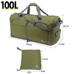 CAMEL CROWN 100L Extra Large Duffle Bag Travel Bag Lightweight Foldable Luggage For Outdoor Camping -Travelpro Shop 41lPcu0eiUL