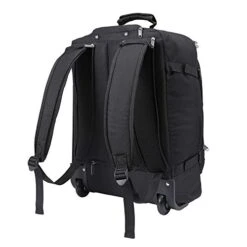 Cabin Max️ - Quebec Hybrid Rolling Backpack With Wheels - Carry On Luggage 22x14x9 Zip Out Backpack Straps - Perfect For Most Major American Airlines (Black) -Travelpro Shop 41nVcPpY4yL