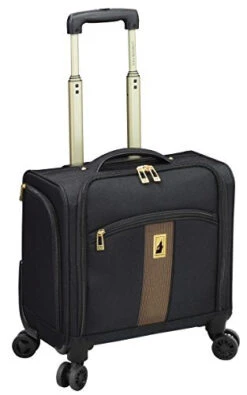 London Fog Langley 8 Wheel 15" Under The Seat Bag, Black