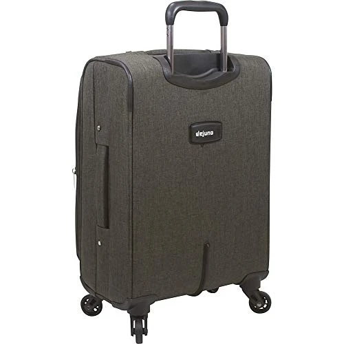 Dejuno Noir Lightweight 3-piece Spinner Luggage Set With Laptop Pocket-Grey, One Size 4 Dejuno Noir Lightweight 3-piece Spinner Luggage Set With Laptop Pocket-Grey, One Size - Image 4