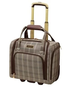 London Fog Brentwood II 4 Piece Set (with Under The Seat Bag), Cappuccino -Travelpro Shop 41pcF3TLepL