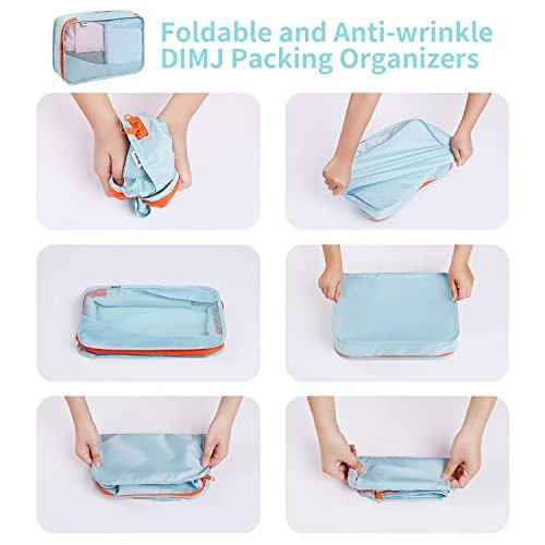 DIMJ 11 Set Packing Cubes, Travel Luggage Packing Organizers Lightweight Travel Cloth Storage Bag With Bra Underwear Cube Cosmetics Bag And Shoe Pouch 3 DIMJ 11 Set Packing Cubes, Travel Luggage Packing Organizers Lightweight Travel Cloth Storage Bag With Bra Underwear Cube Cosmetics Bag And Shoe Pouch - Image 3