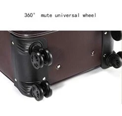 Retro Travel Suitcase Rolling Spinner Luggage Women Trolley Case 24inch Wheels Man 20inch Box PVC Vintage Cabin Travel Bag Trunk (Color : 24inch) 12 Retro Travel Suitcase Rolling Spinner Luggage Women Trolley Case 24inch Wheels Man 20inch Box PVC Vintage Cabin Travel Bag Trunk (Color : 24inch) -Travelpro Shop 41qHJ1EjJ9L