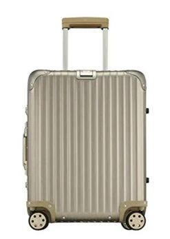 Rimowa Topas Titanium Carry On Luggage IATA 21" Inch Multiwheel 32L Suitcase - Champagne -Travelpro Shop 41rq1wDLK7L
