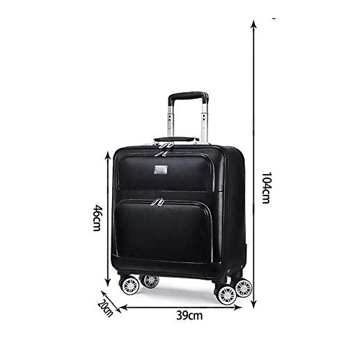 Luggage PU Rolling Suitcase Cabin Business Travel Trolley Bags For Men Luggage Suitcase Bag Wheels Spinner Suitcase Wheeled Bags,20inch 2 Luggage PU Rolling Suitcase Cabin Business Travel Trolley Bags For Men Luggage Suitcase Bag Wheels Spinner Suitcase Wheeled Bags,20inch - Image 2