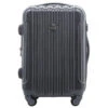 Kensie Women's Alma Hardside Spinner Luggage, Gun Metal, Carry-On 20-Inch
