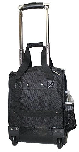 BoardingBlue Rolling Personal Item Under Seat For American, Spirit Frontier Airlines Black W Navy 3 BoardingBlue Rolling Personal Item Under Seat For American, Spirit Frontier Airlines Black W Navy - Image 3