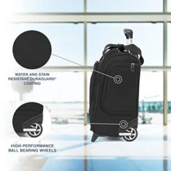 Travelpro Maxlite 5-Rolling Underseat Compact Carry-On Bag, Black, 15-Inch -Travelpro Shop 41xvC7eL31L